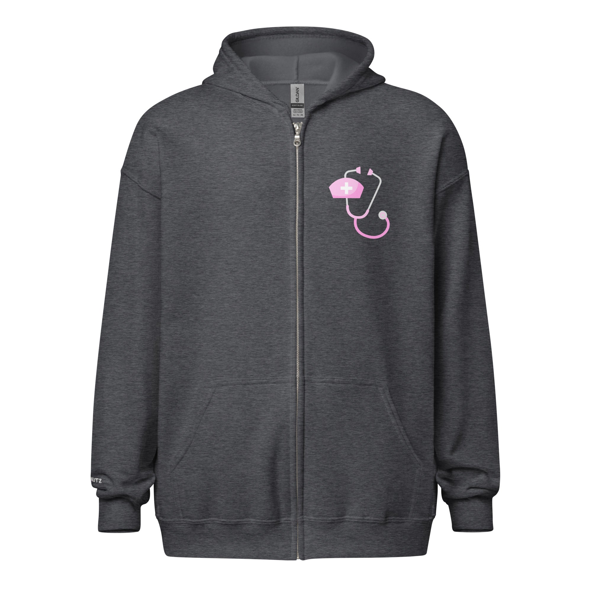 Nurses Save Lives - Nurse Jacket (Unisex Double-Sided Zip Hoodie)