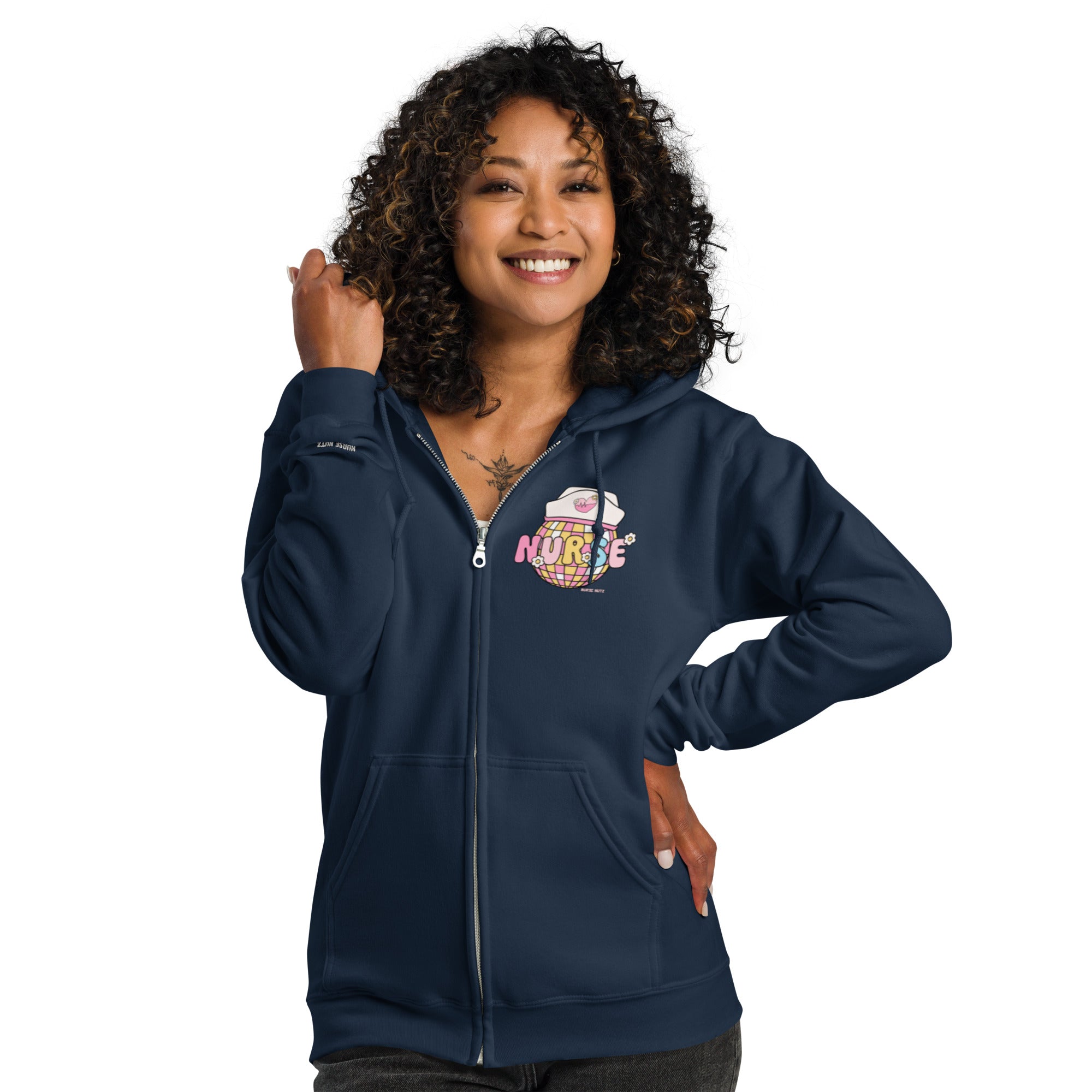 Vibrant Nurse - Nurse Jacket (Unisex Zip Hoodie)