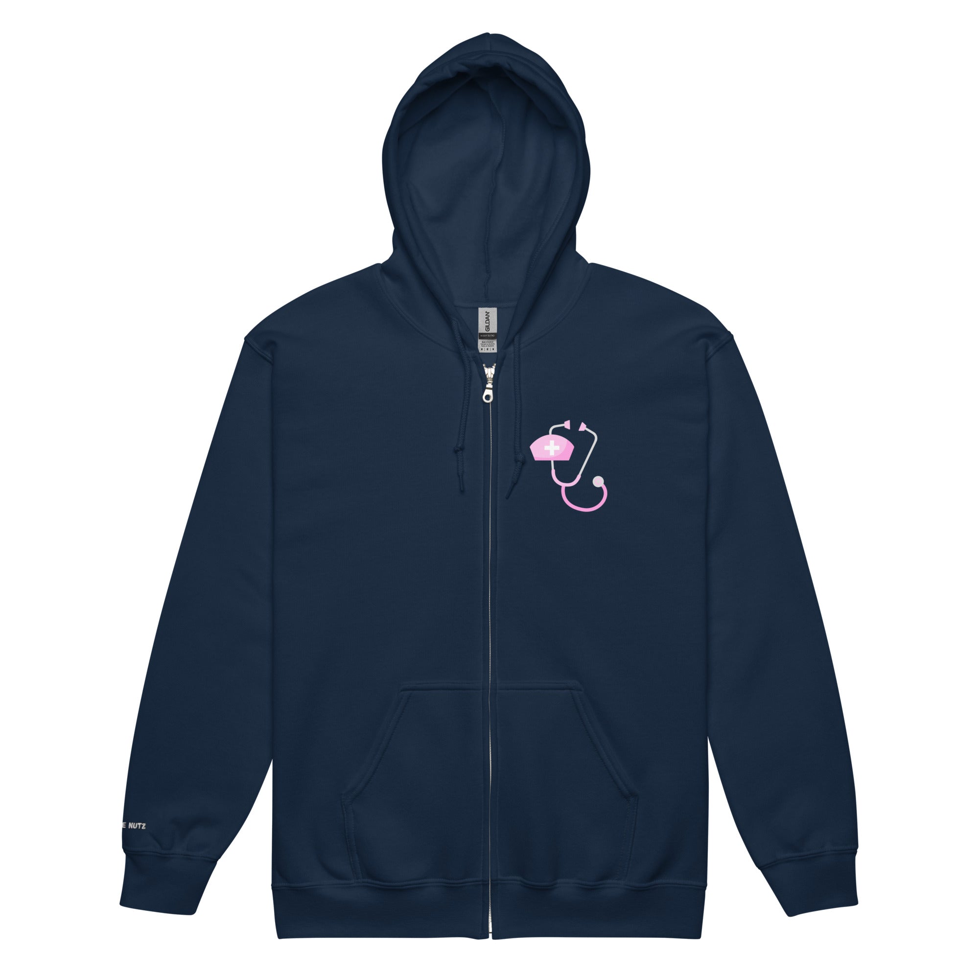 Nurses Save Lives - Nurse Jacket (Unisex Double-Sided Zip Hoodie)