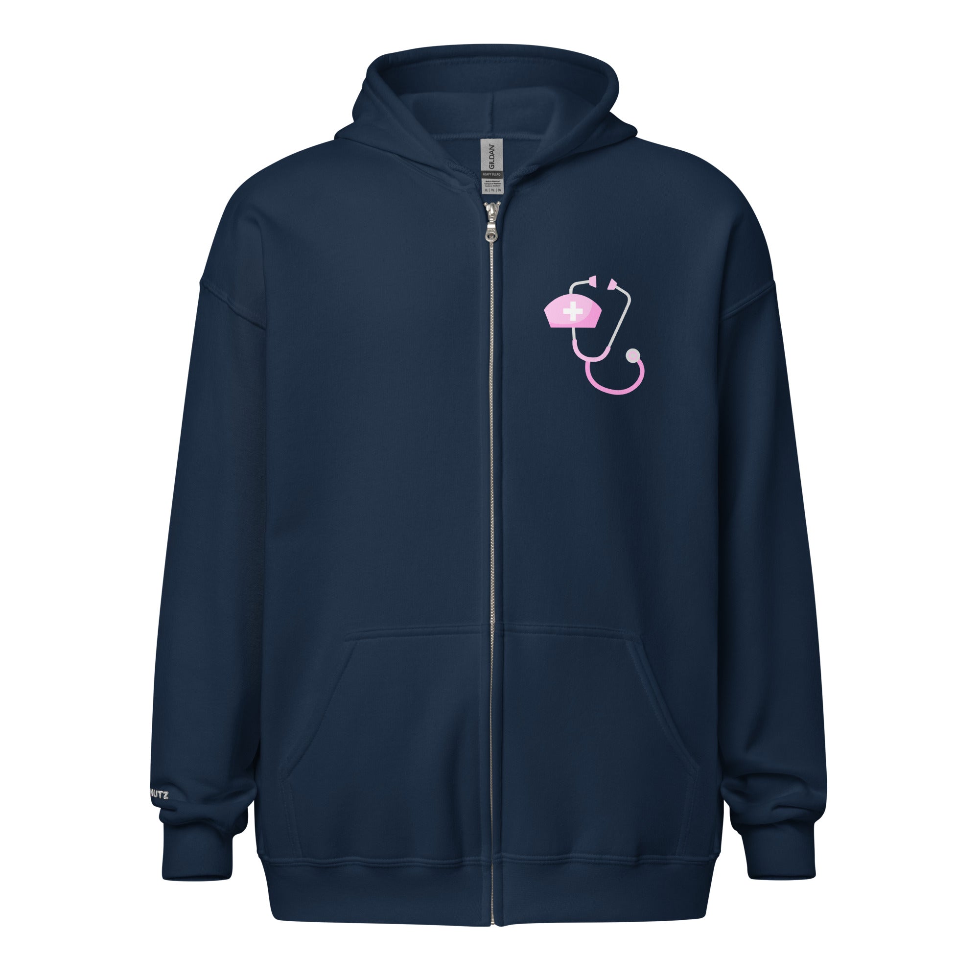 Nurses Save Lives - Nurse Jacket (Unisex Double-Sided Zip Hoodie)