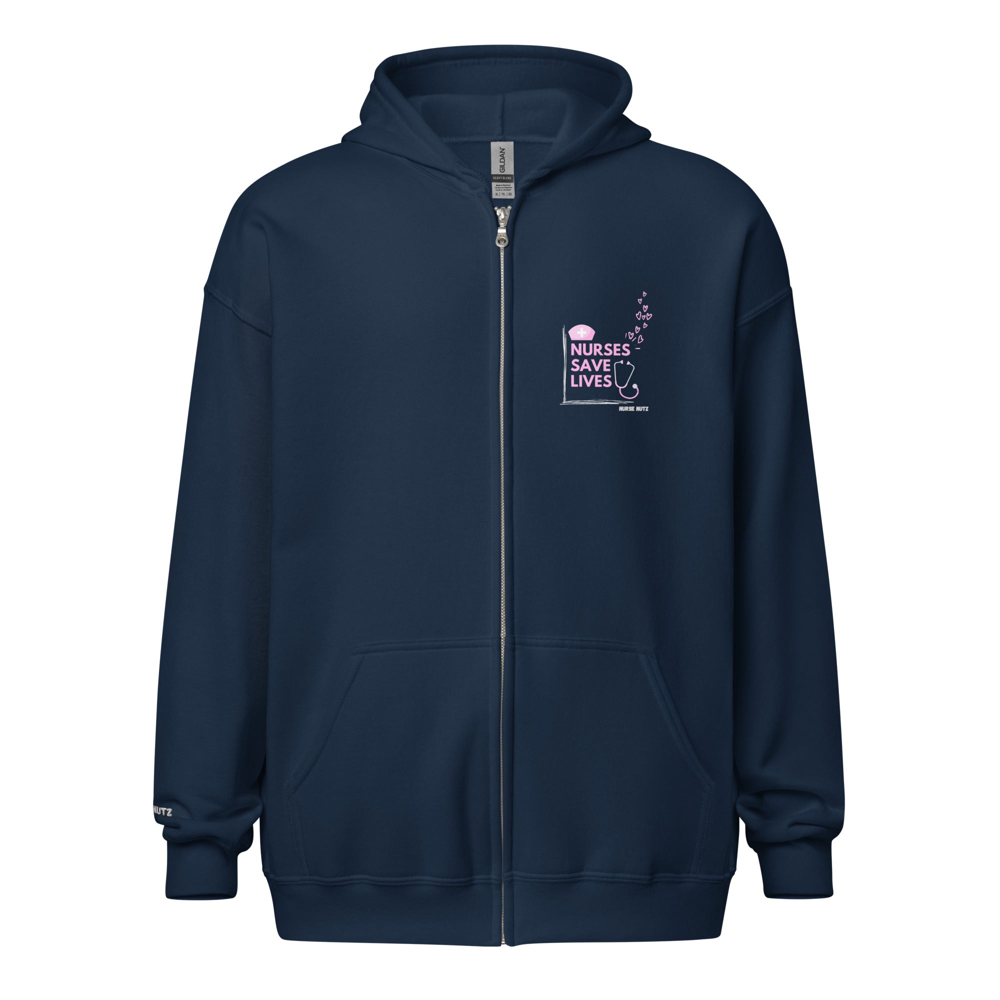 Nurses Save Lives - Nurse Jacket (Unisex Zip Hoodie)