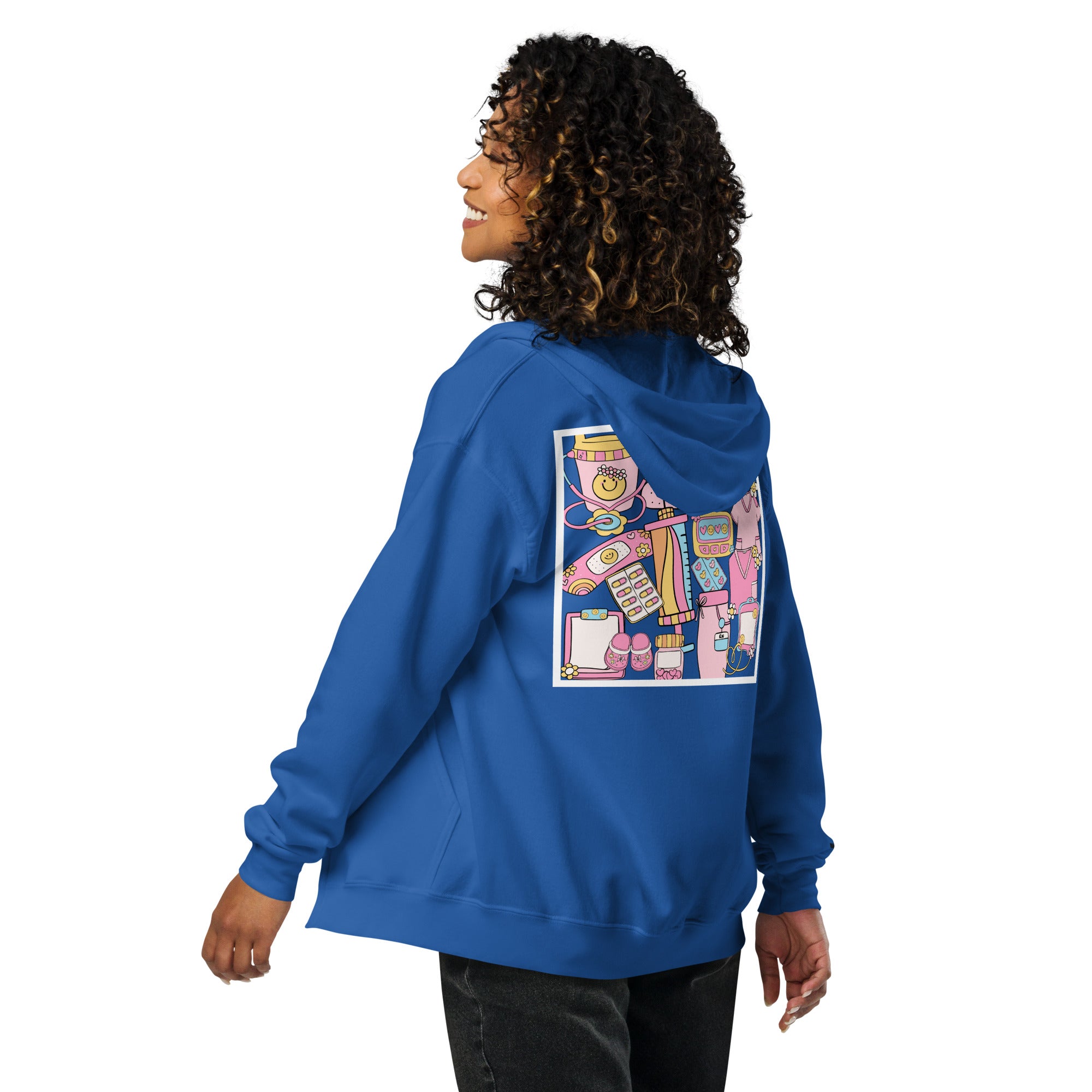 In My Nurse Era - Nurse Jacket (Unisex Double-Sided Zip Hoodie)