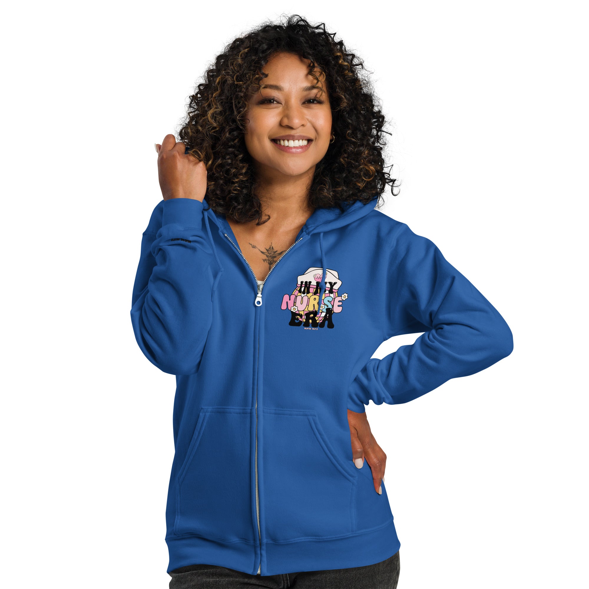 In My Nurse Era - Nurse Jacket (Unisex Double-Sided Zip Hoodie)