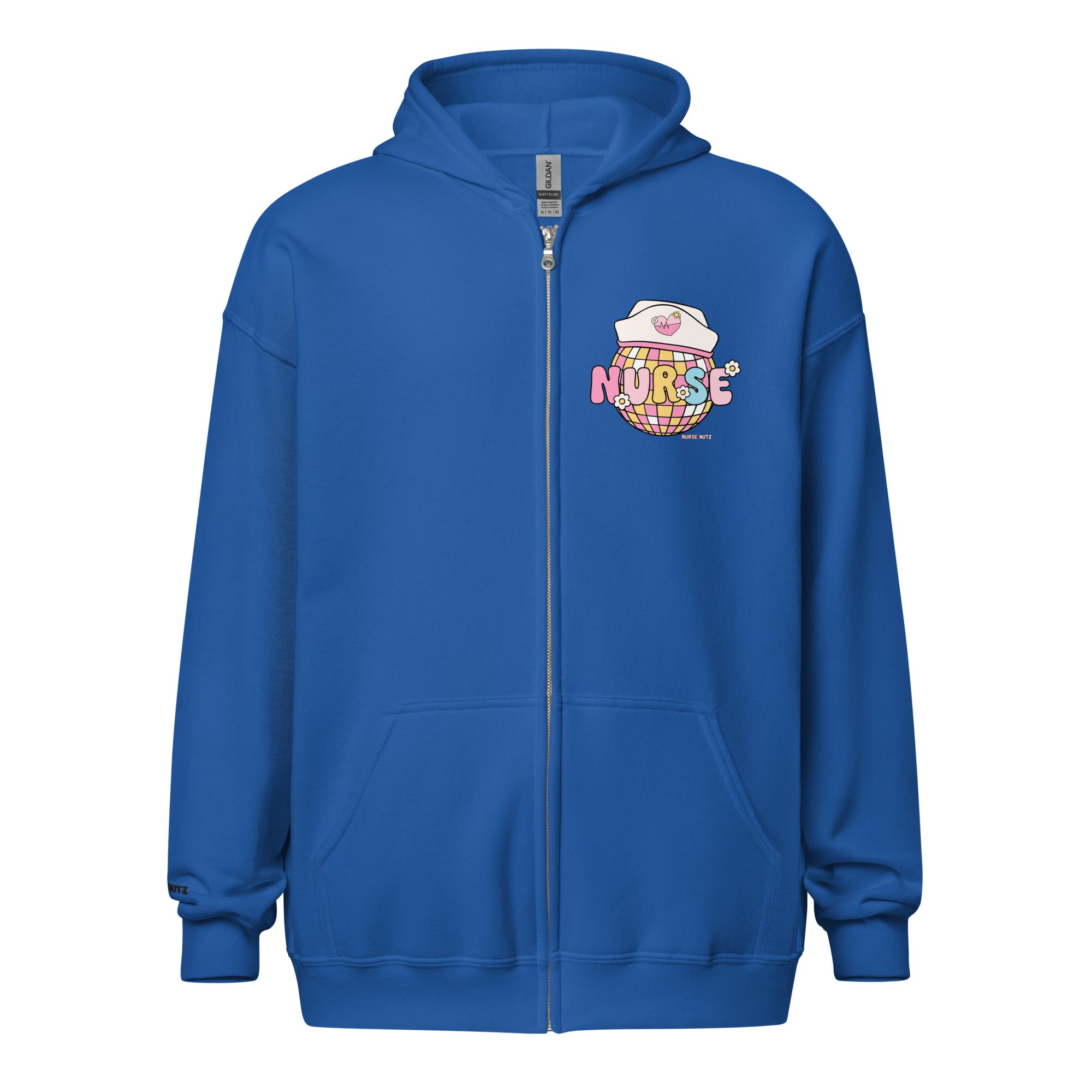 Vibrant Nurse - Nurse Jacket (Unisex Double-Sided Zip Hoodie)