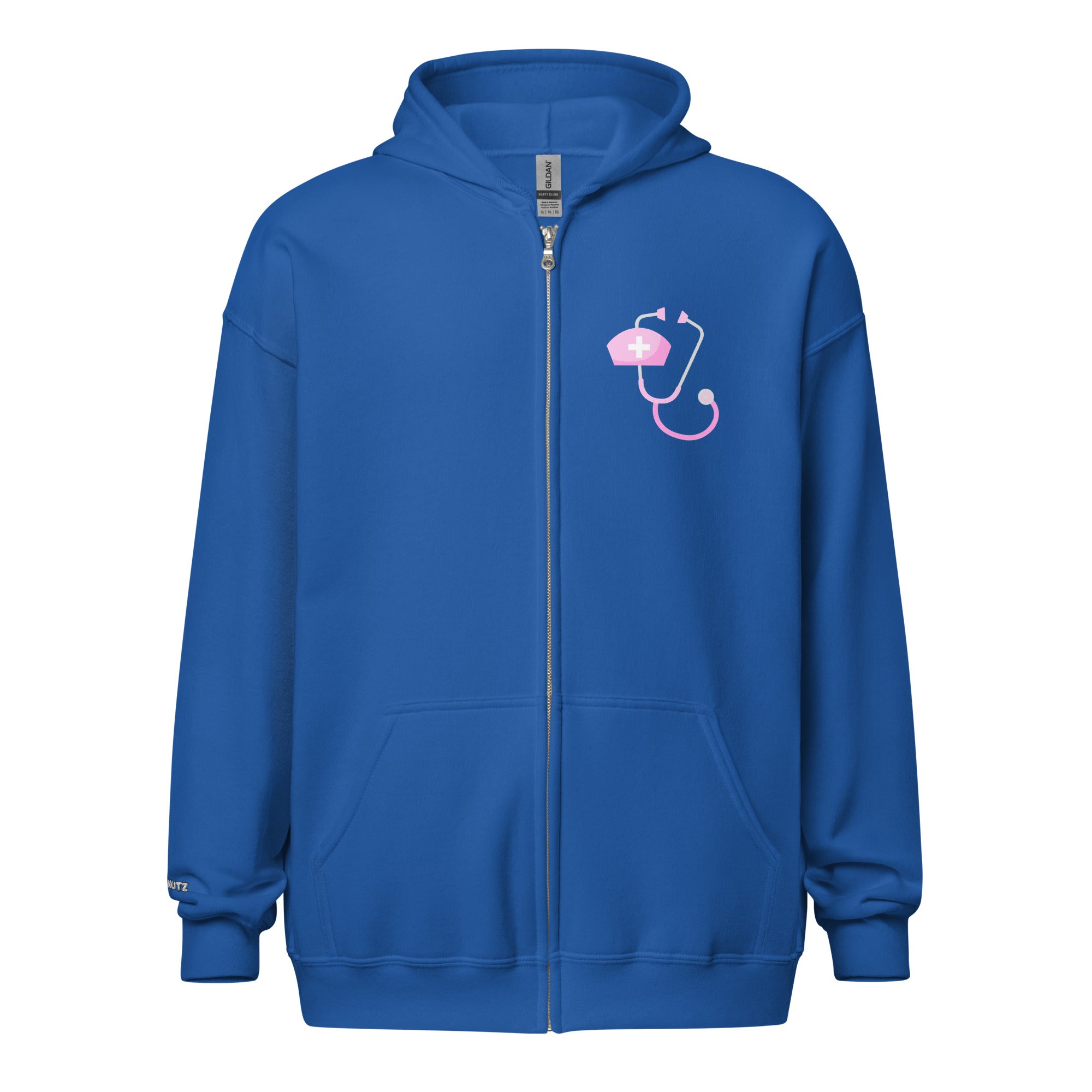 Nurses Save Lives - Nurse Jacket (Unisex Double-Sided Zip Hoodie)