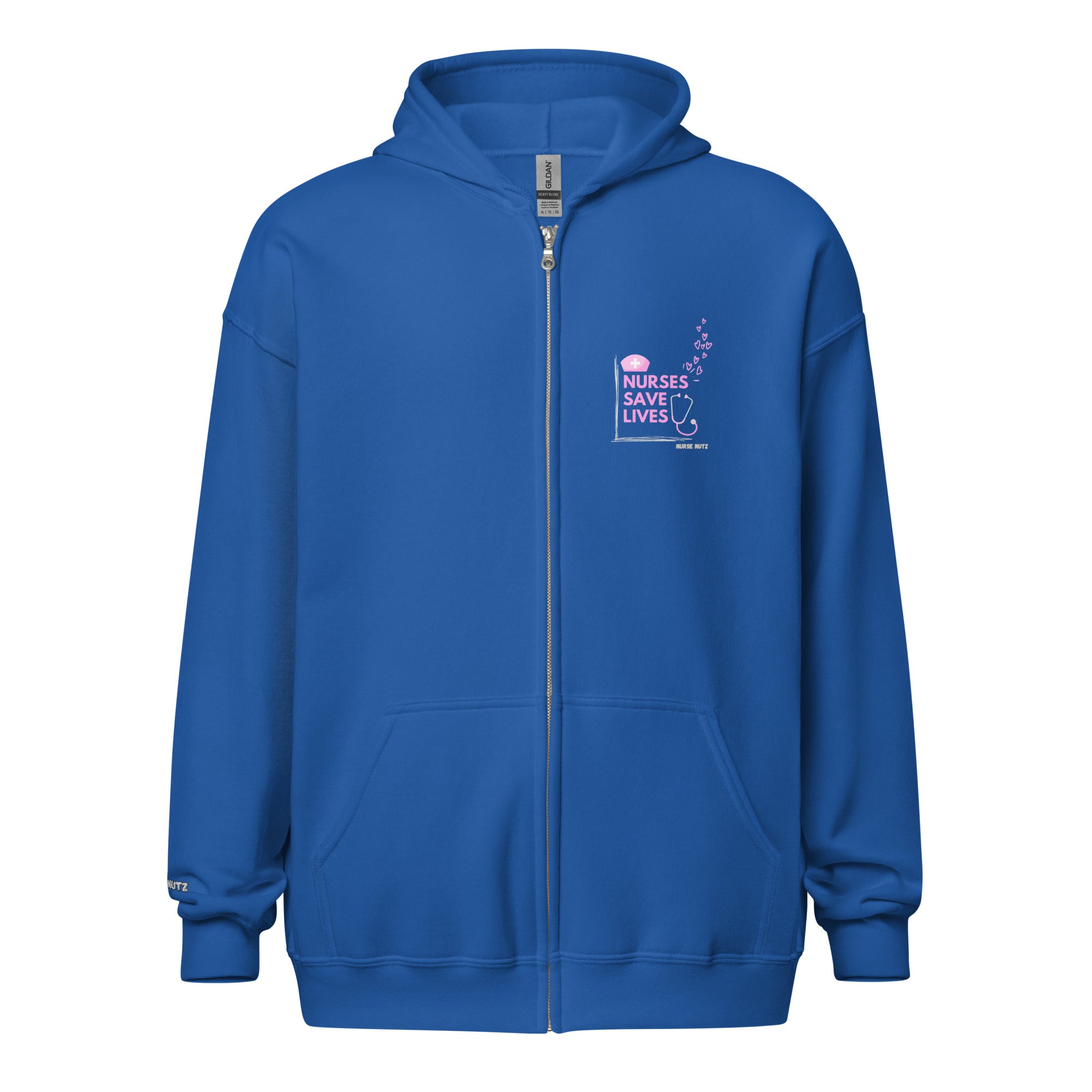 Nurses Save Lives - Nurse Jacket (Unisex Zip Hoodie)