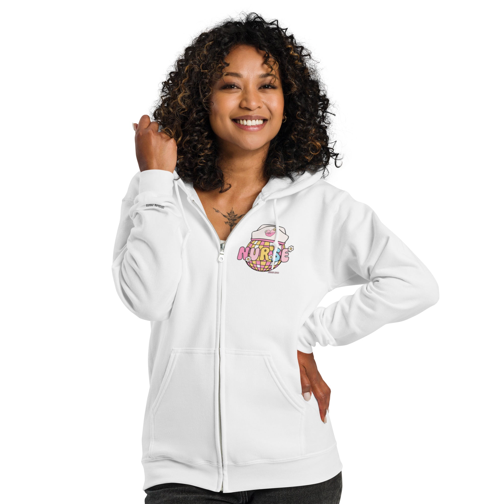 Vibrant Nurse - Nurse Jacket (Unisex Zip Hoodie)