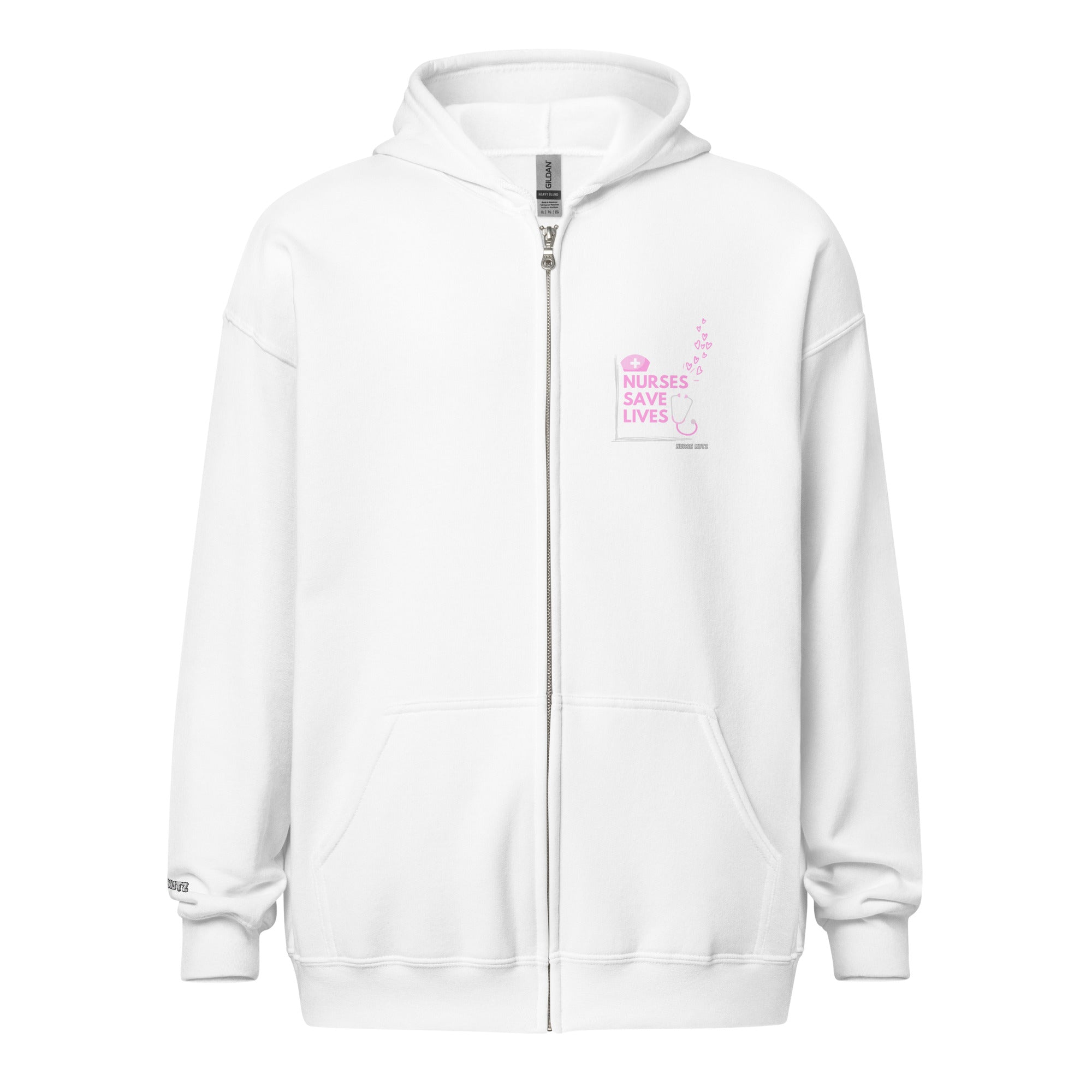 Nurses Save Lives - Nurse Jacket (Unisex Zip Hoodie)