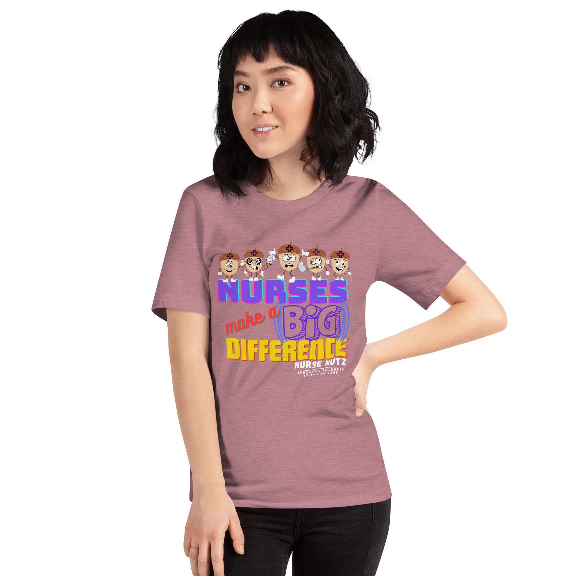 NURSES MAKE A BIG DIFFERENCE - Unisex T-shirt