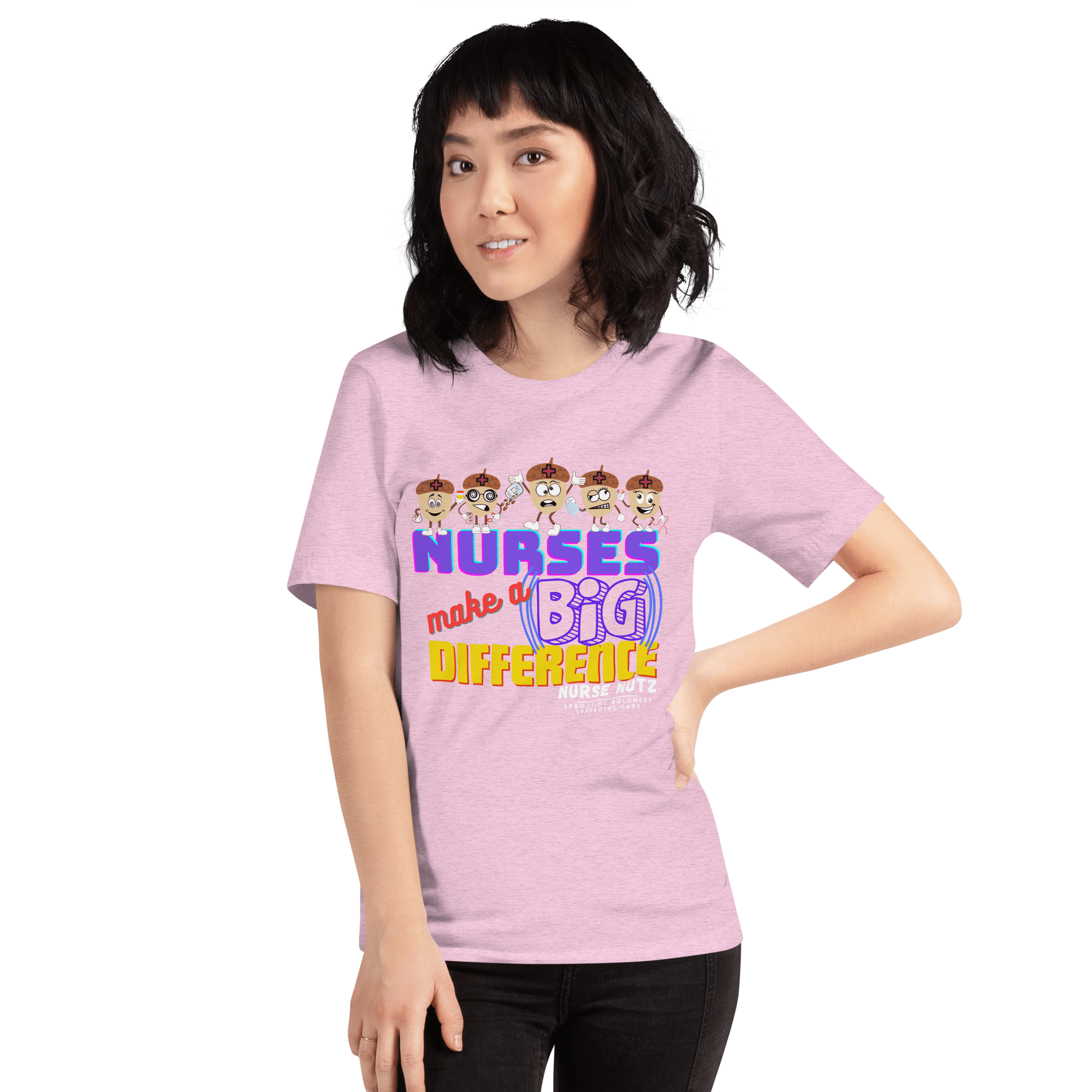 NURSES MAKE A BIG DIFFERENCE - Unisex T-shirt