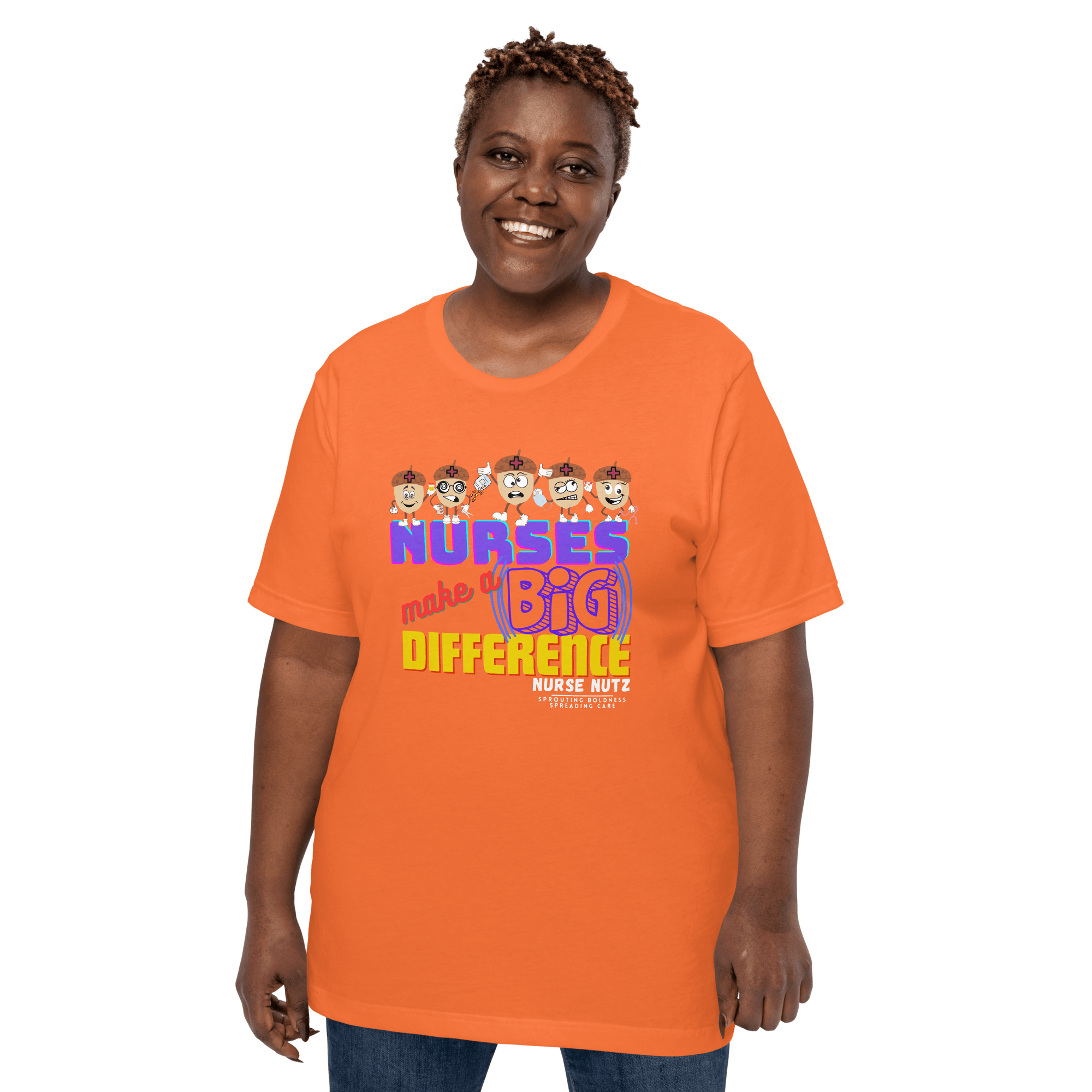 NURSES MAKE A BIG DIFFERENCE - Unisex T-shirt