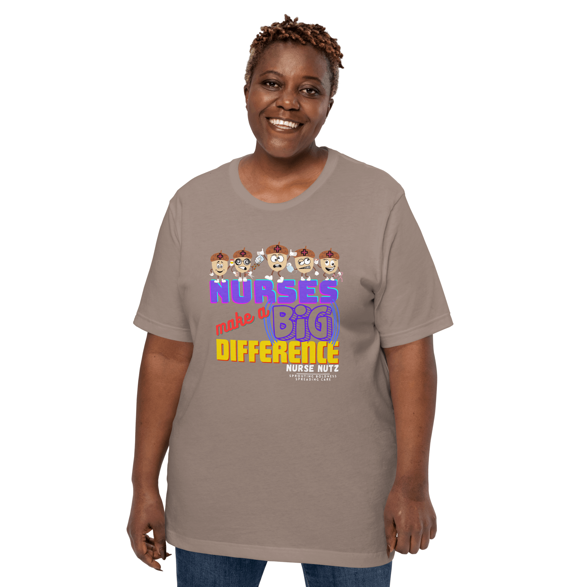 NURSES MAKE A BIG DIFFERENCE - Unisex T-shirt