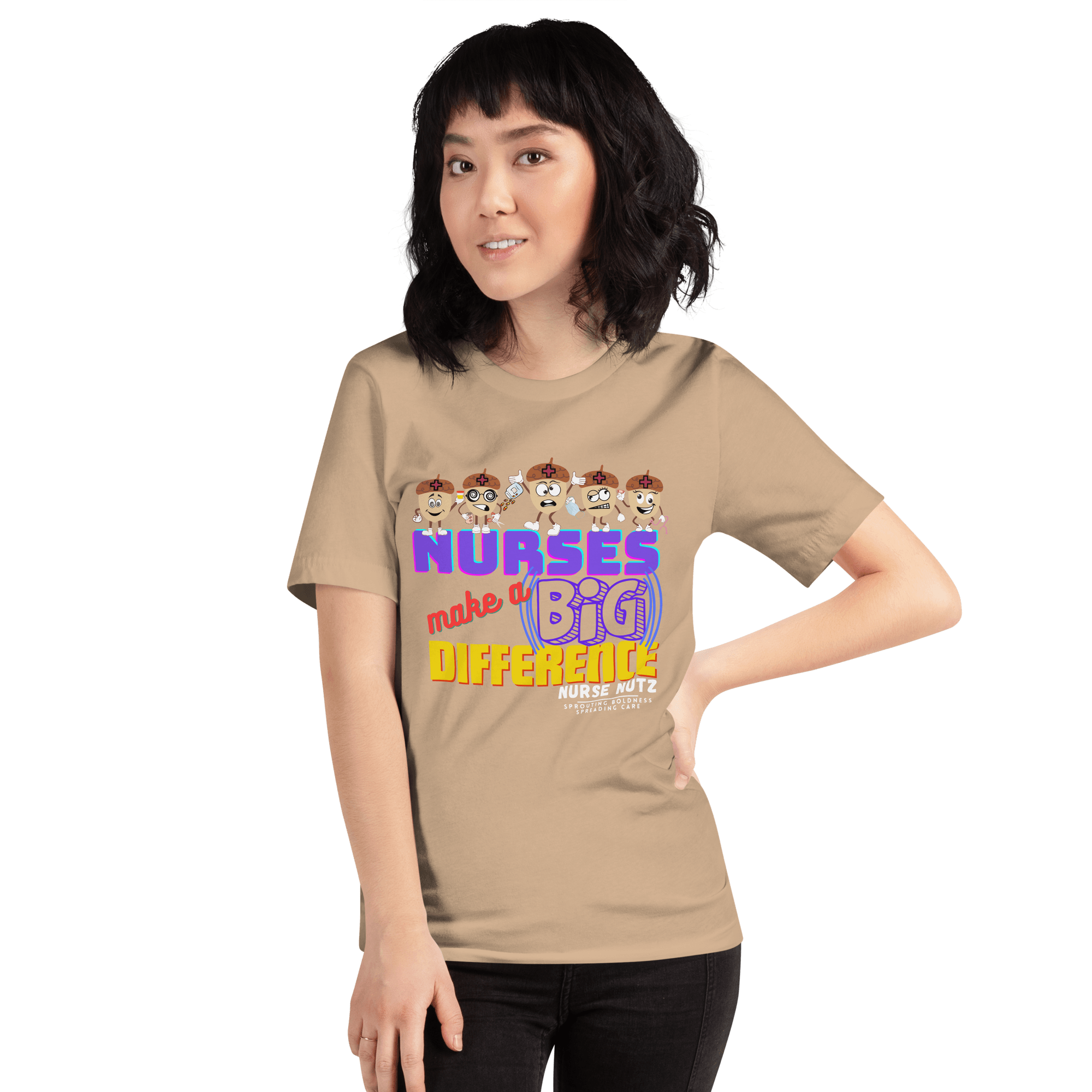 NURSES MAKE A BIG DIFFERENCE - Unisex T-shirt