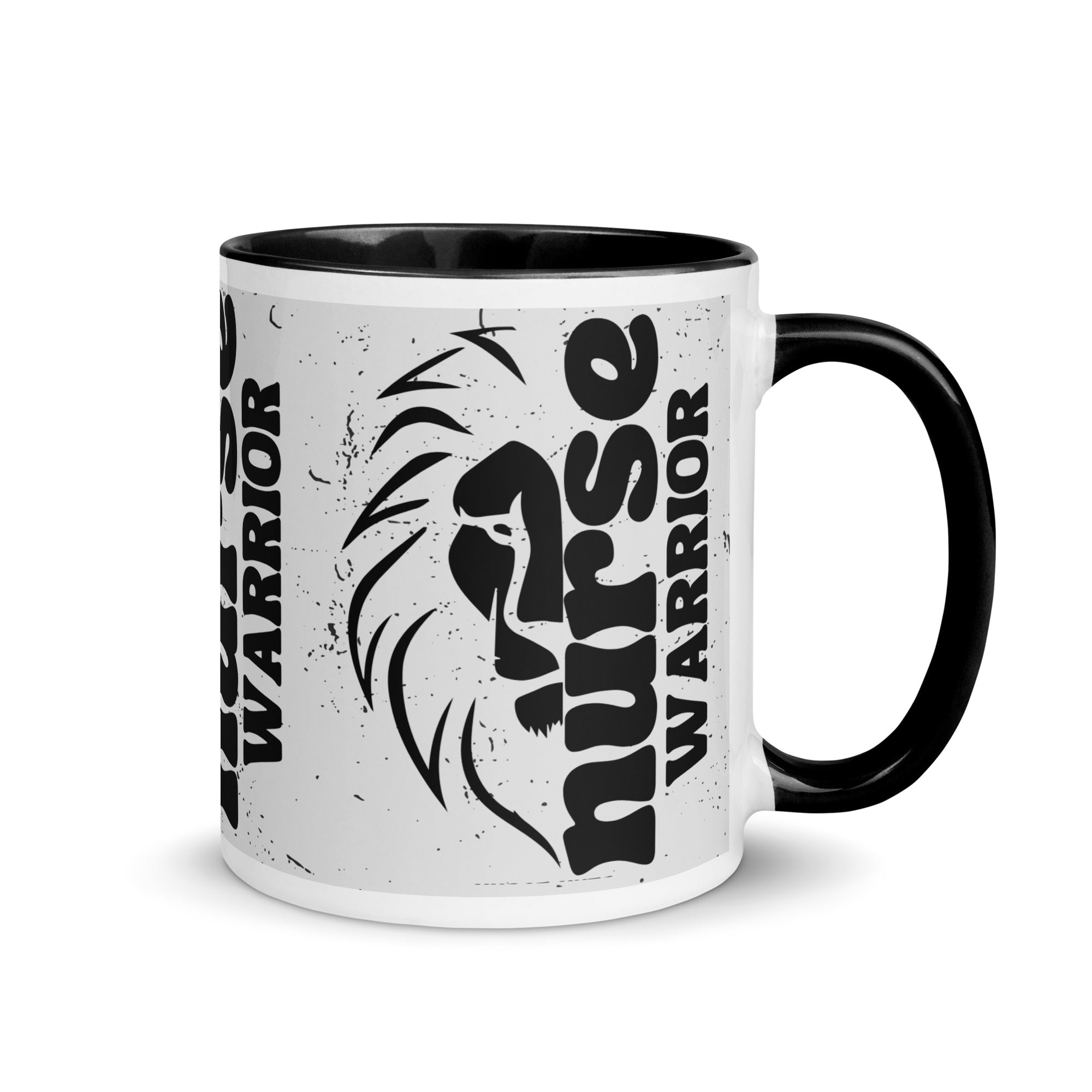 NURSE WARRIOR - Nurse Mug with Color Inside