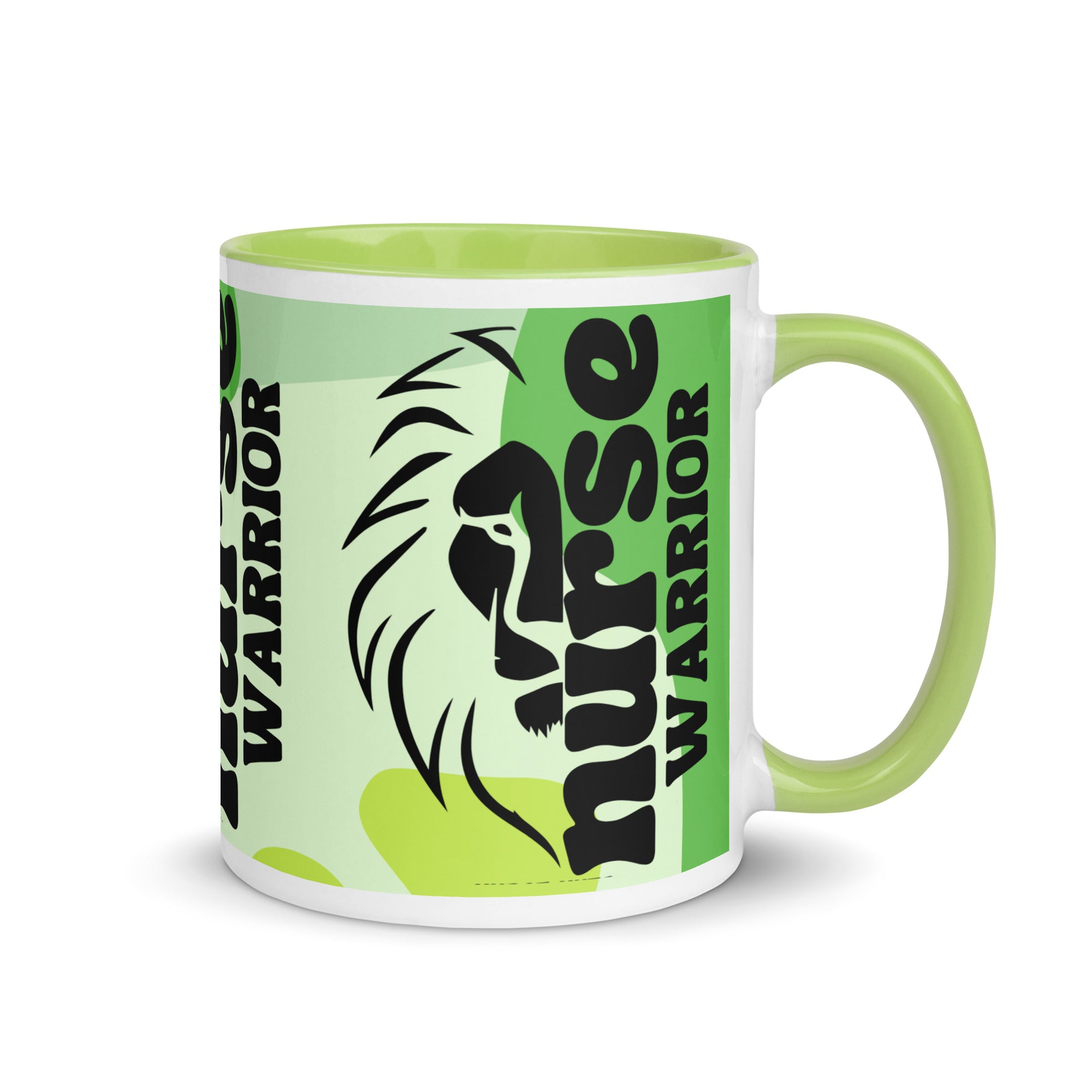 NURSE WARRIOR - Nurse Mug with Color Inside