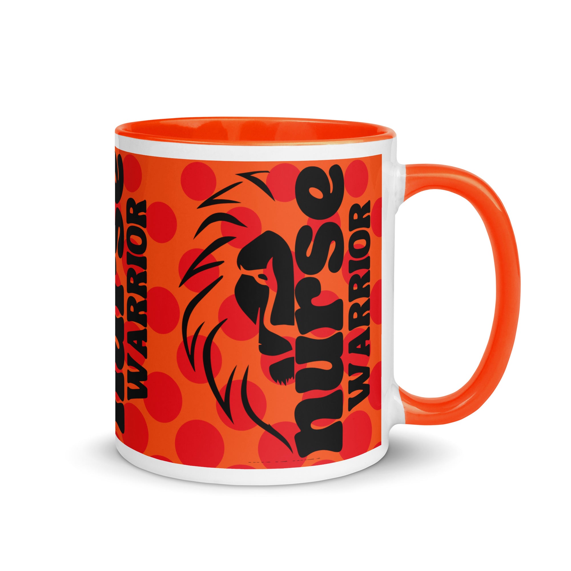 NURSE WARRIOR - Nurse Mug with Color Inside