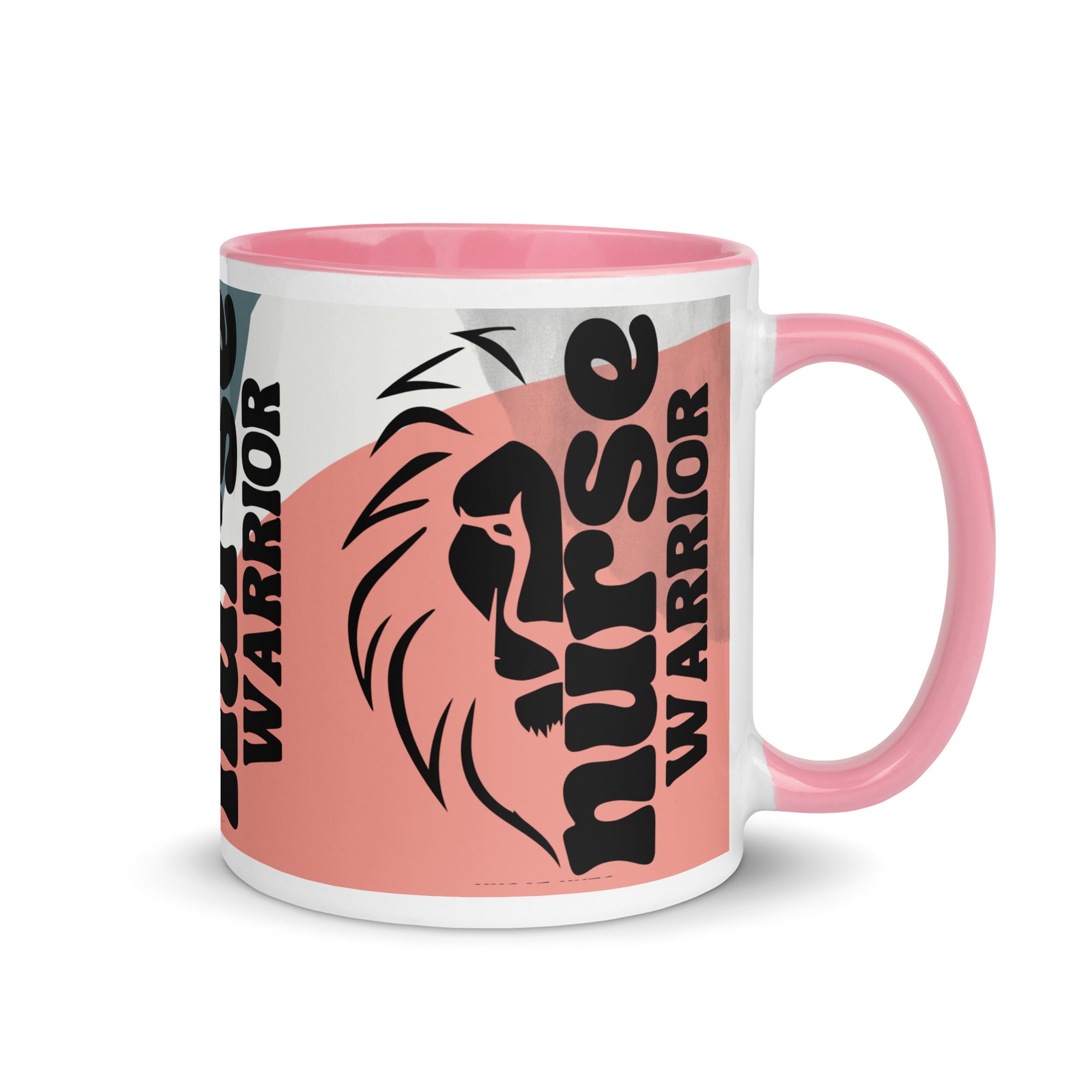 NURSE WARRIOR - Nurse Mug with Color Inside