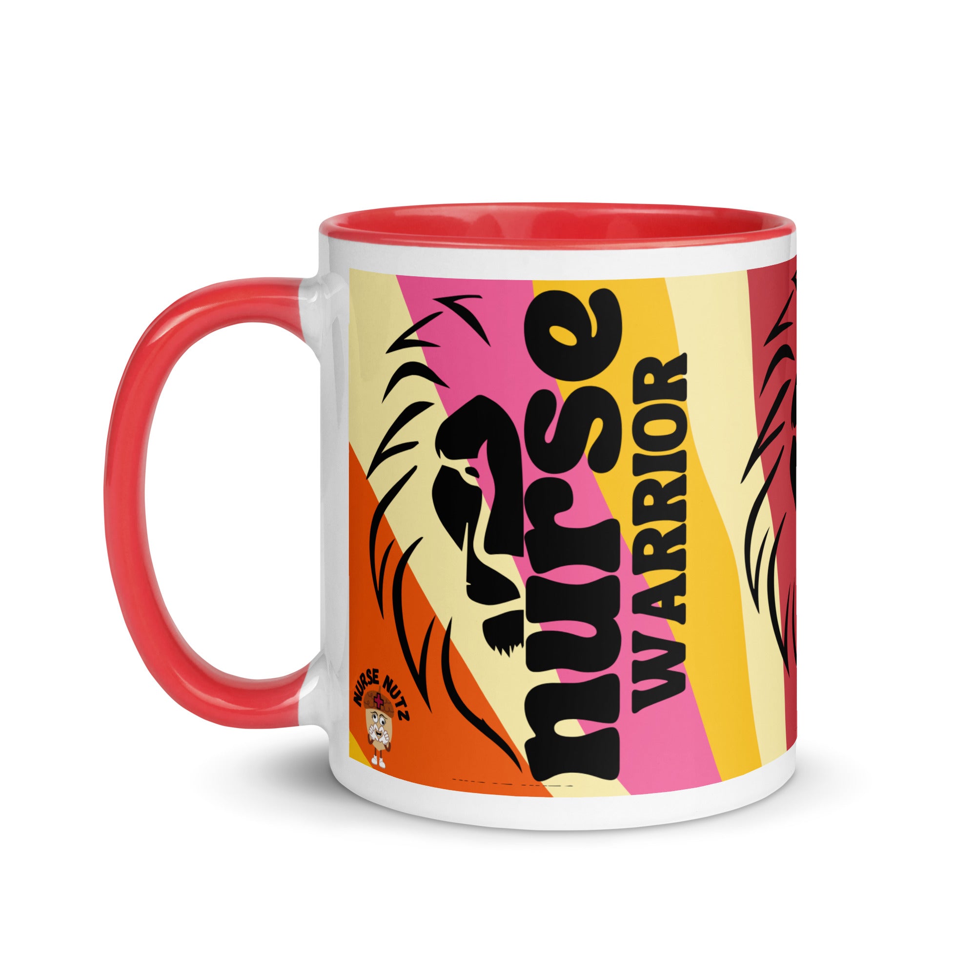 NURSE WARRIOR - Nurse Mug with Color Inside