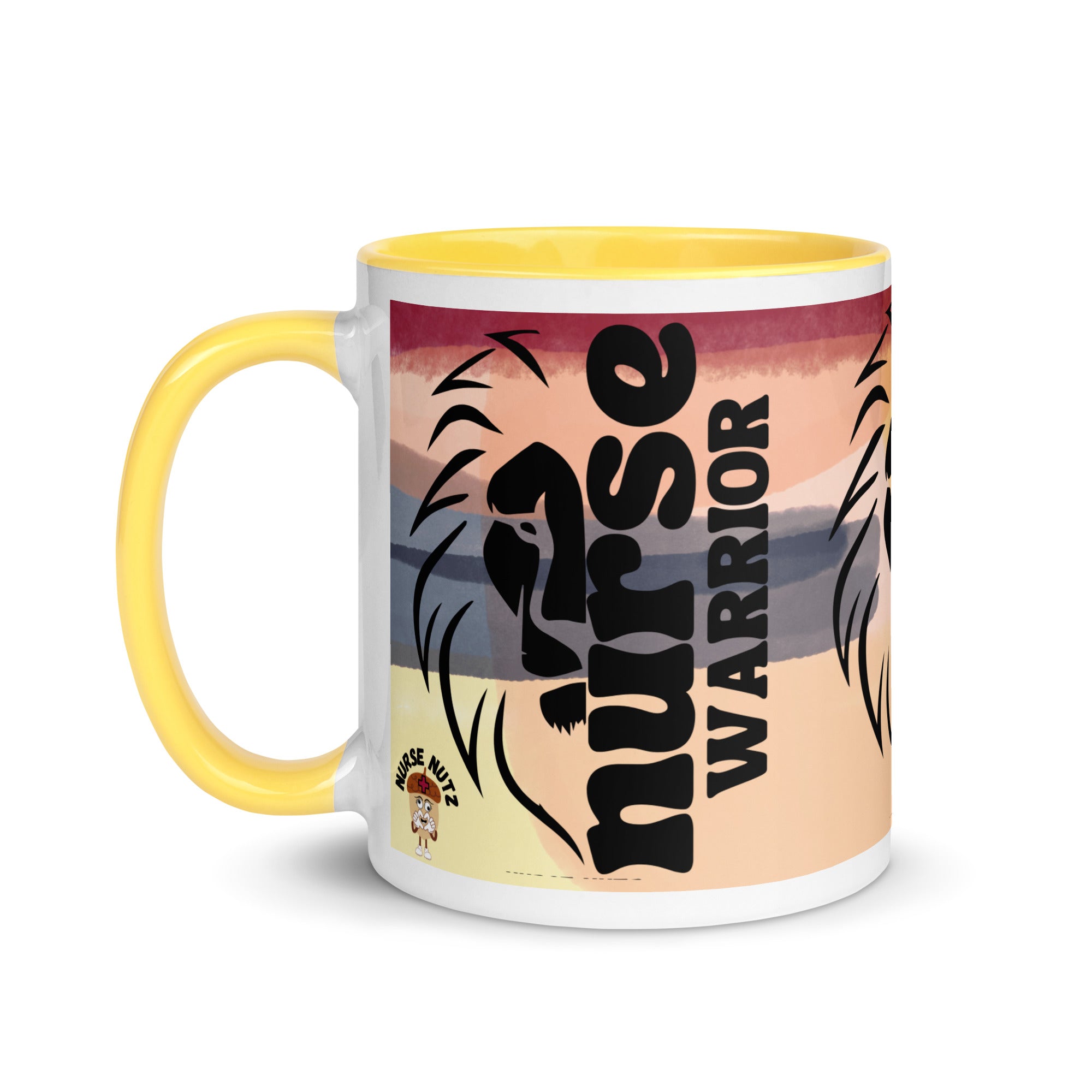 NURSE WARRIOR - Nurse Mug with Color Inside