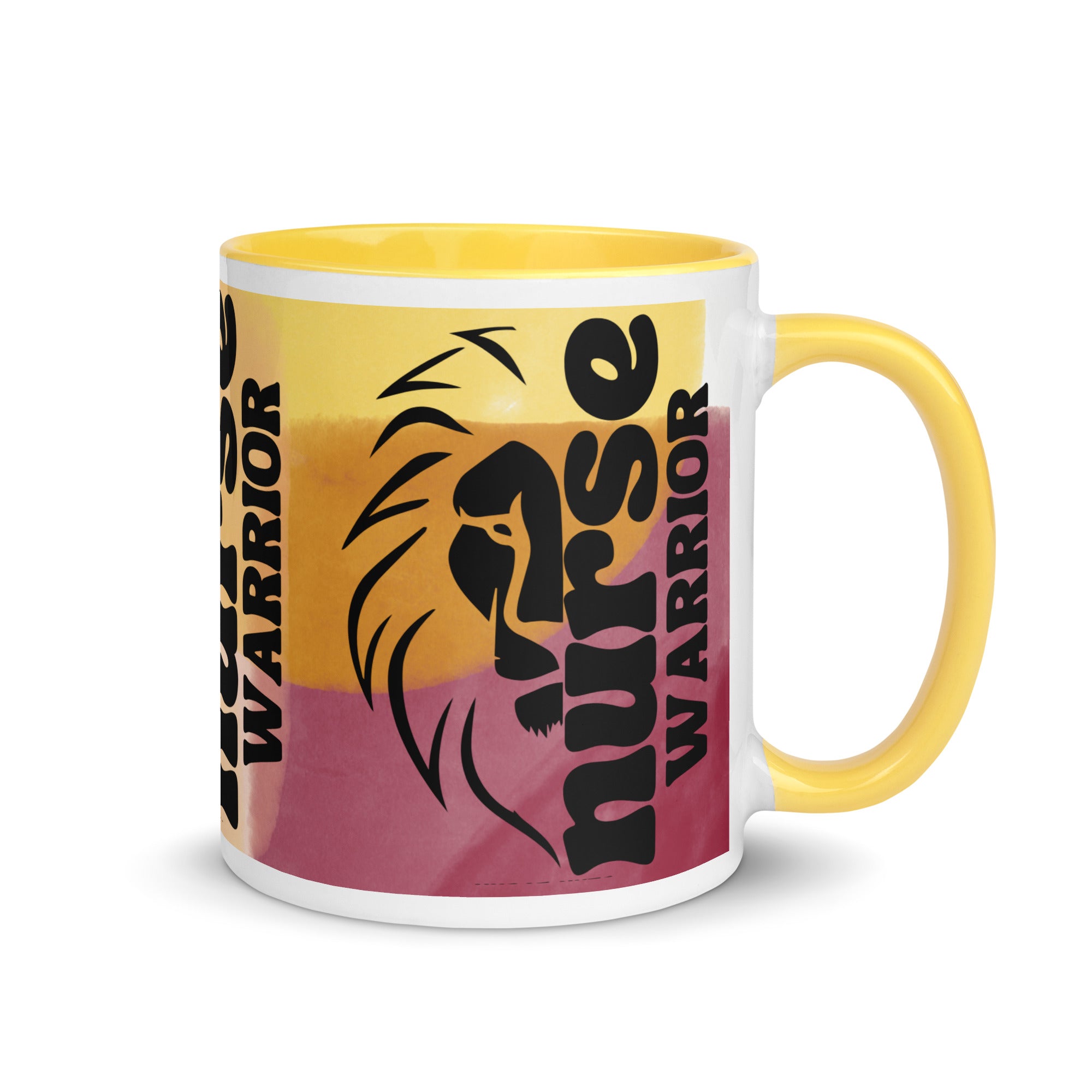 NURSE WARRIOR - Nurse Mug with Color Inside