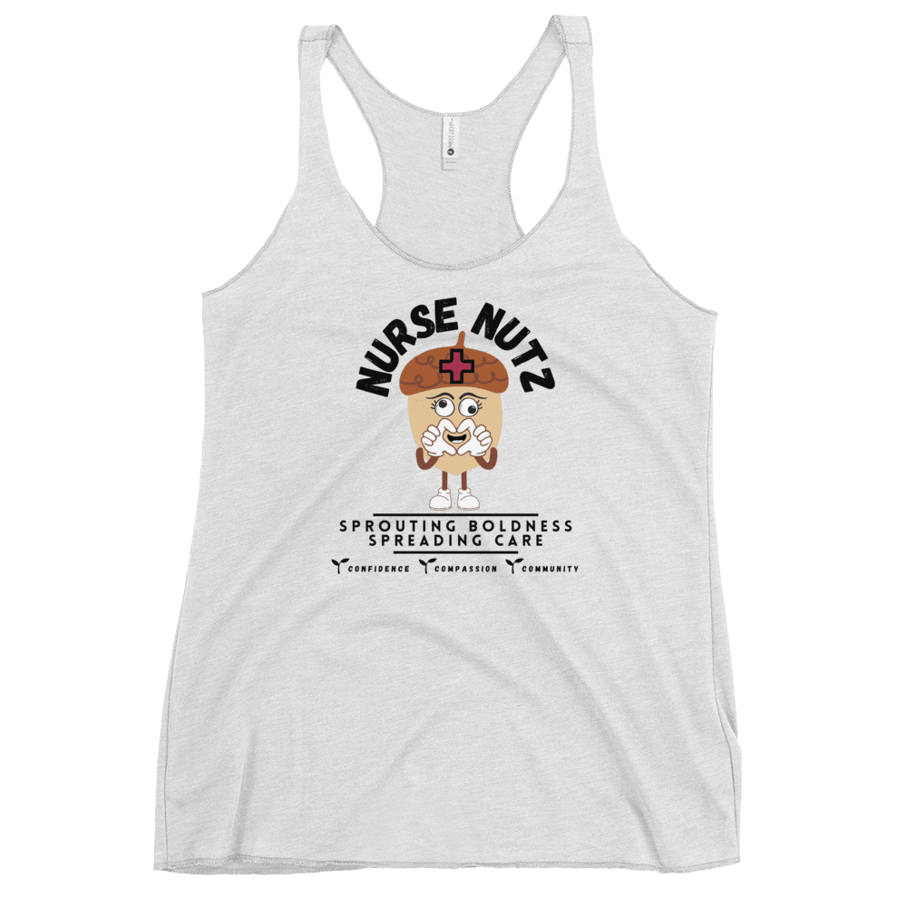 NURSE NUTZ LOGO - Women's Racerback Tank