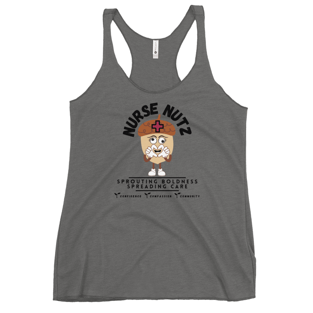 NURSE NUTZ LOGO - Women's Racerback Tank