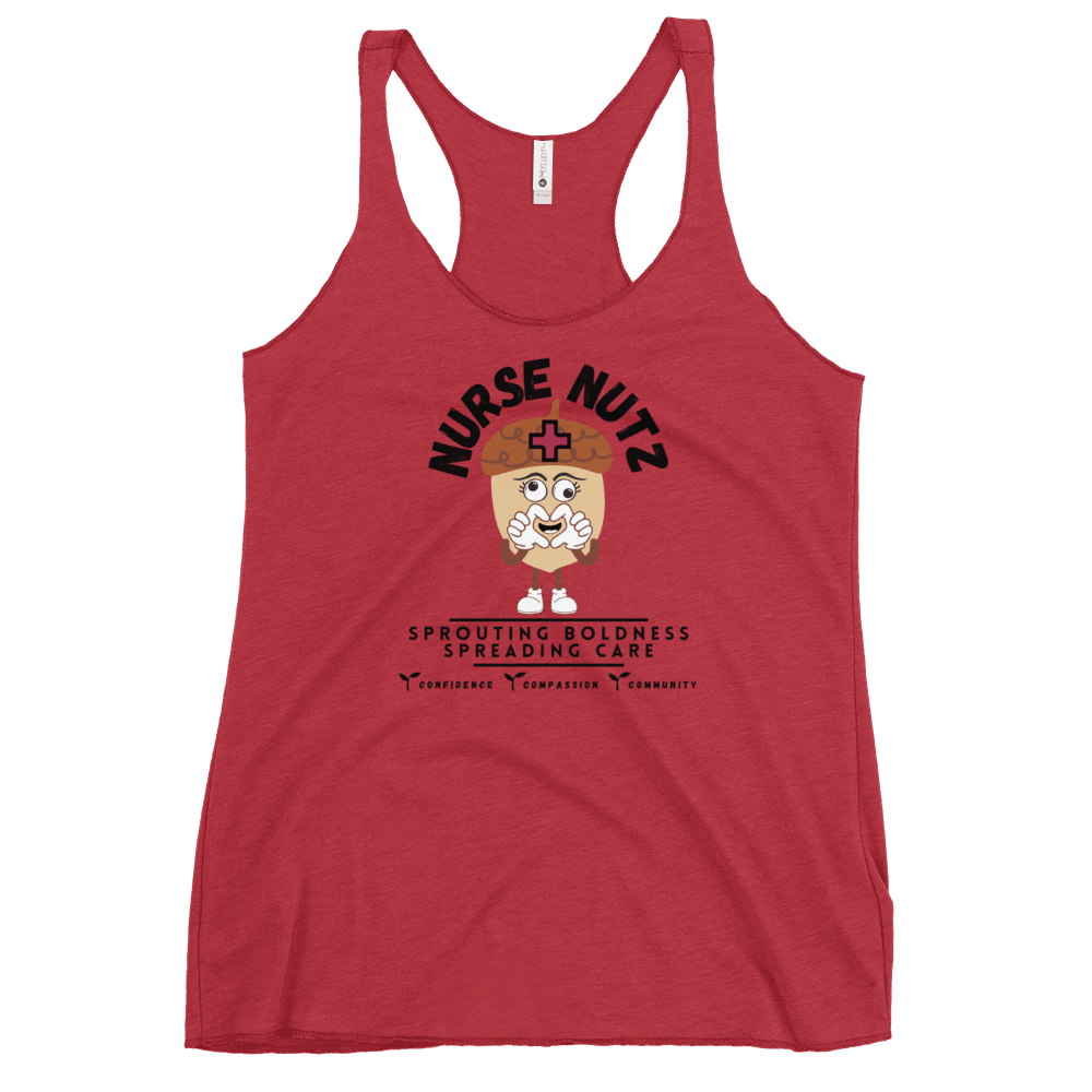 NURSE NUTZ LOGO - Women's Racerback Tank