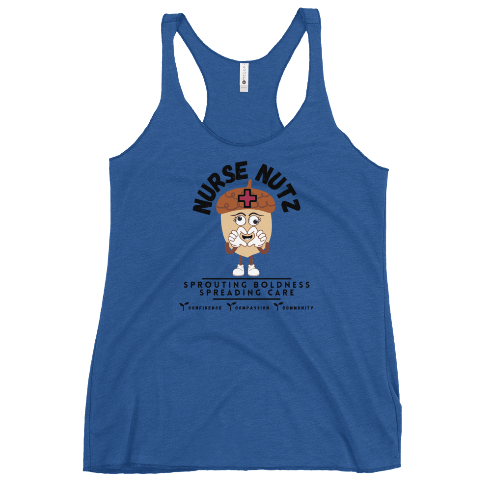 NURSE NUTZ LOGO - Women's Racerback Tank