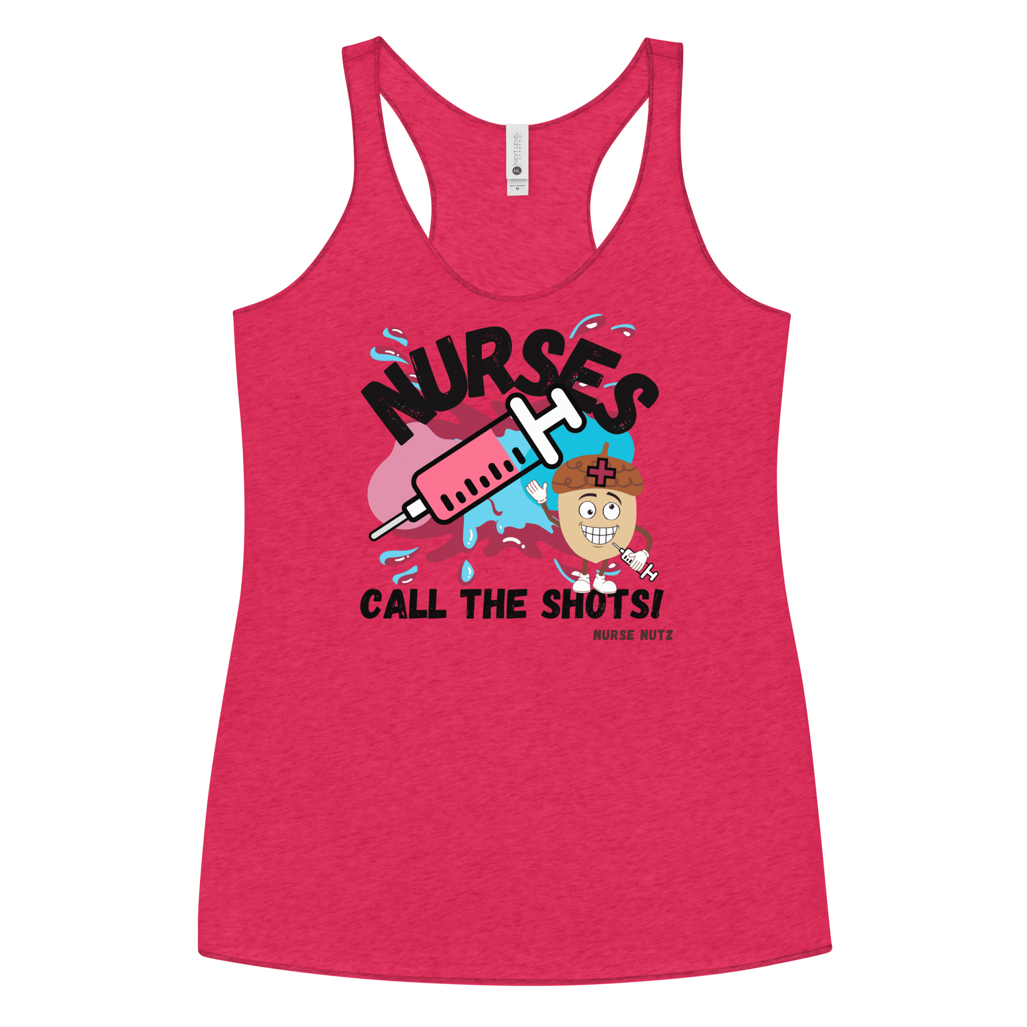 NURSES CALL THE SHOTS - Women's Racerback Tank