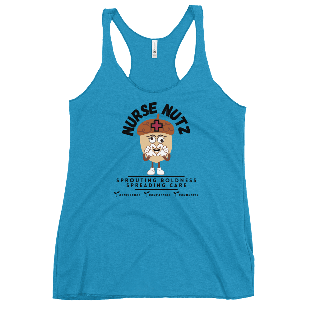 NURSE NUTZ LOGO - Women's Racerback Tank