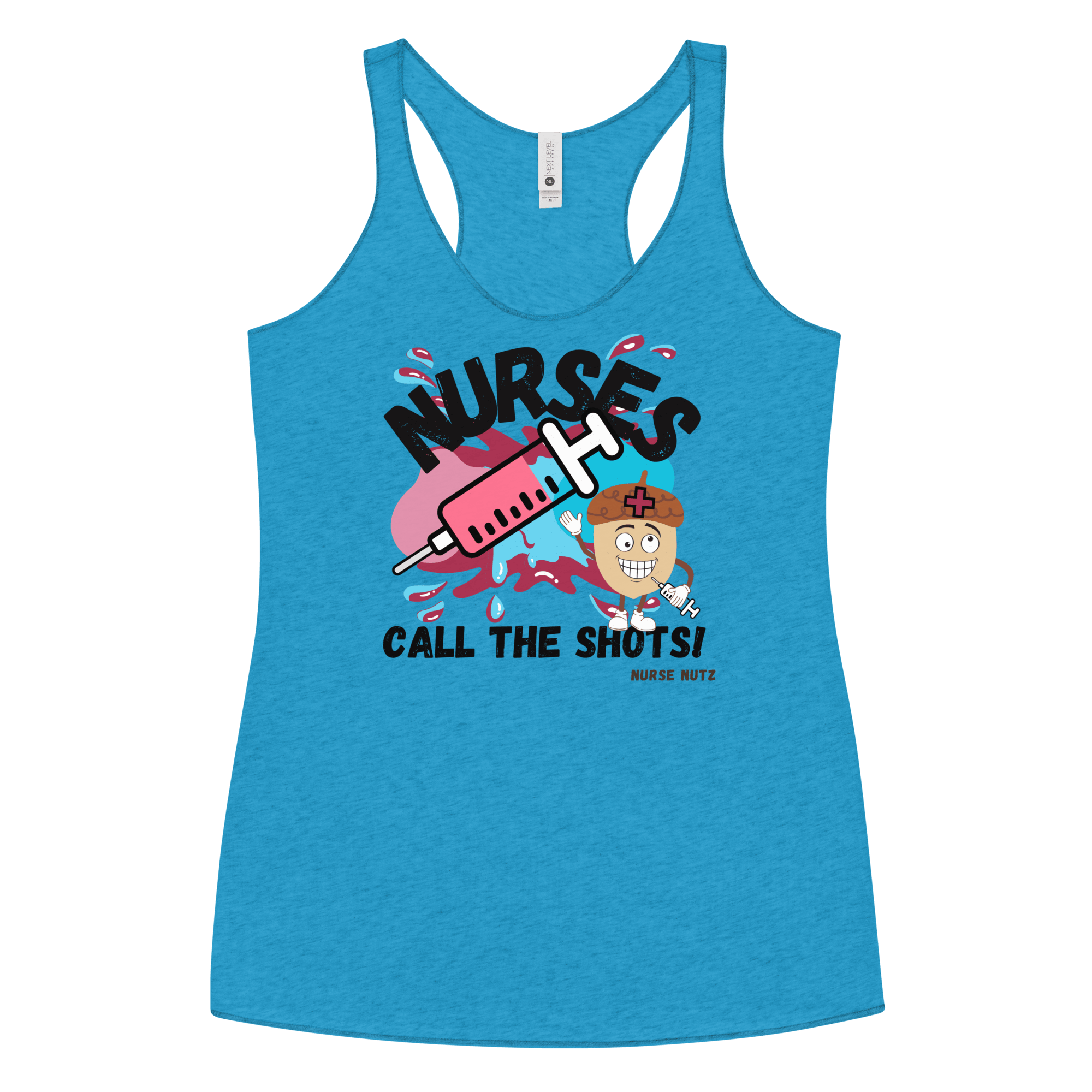 NURSES CALL THE SHOTS - Women's Racerback Tank