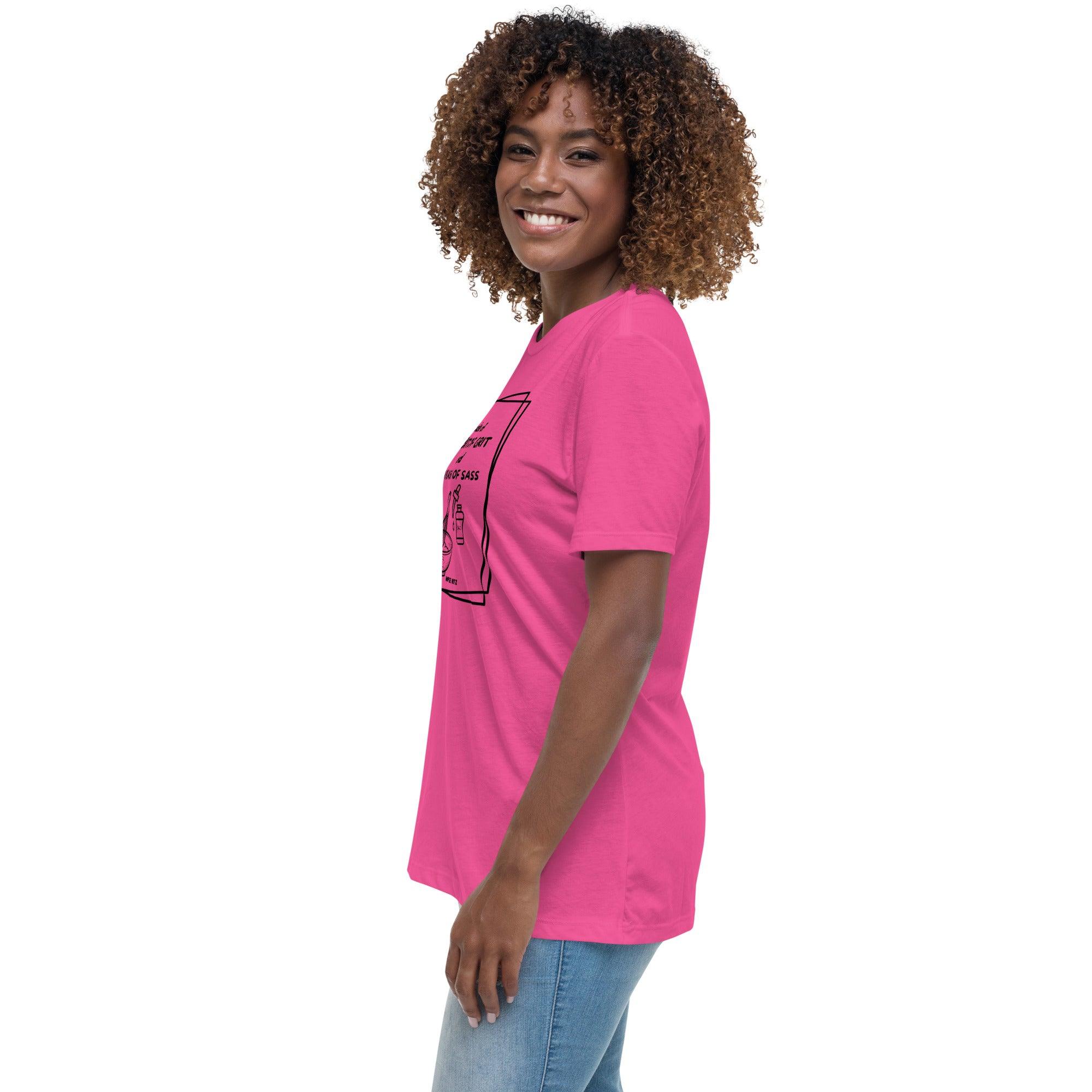 NURSES ARE MADE OF A BIT OF GRIT & A SPLASH OF SASS - Women's Relaxed T-Shirt